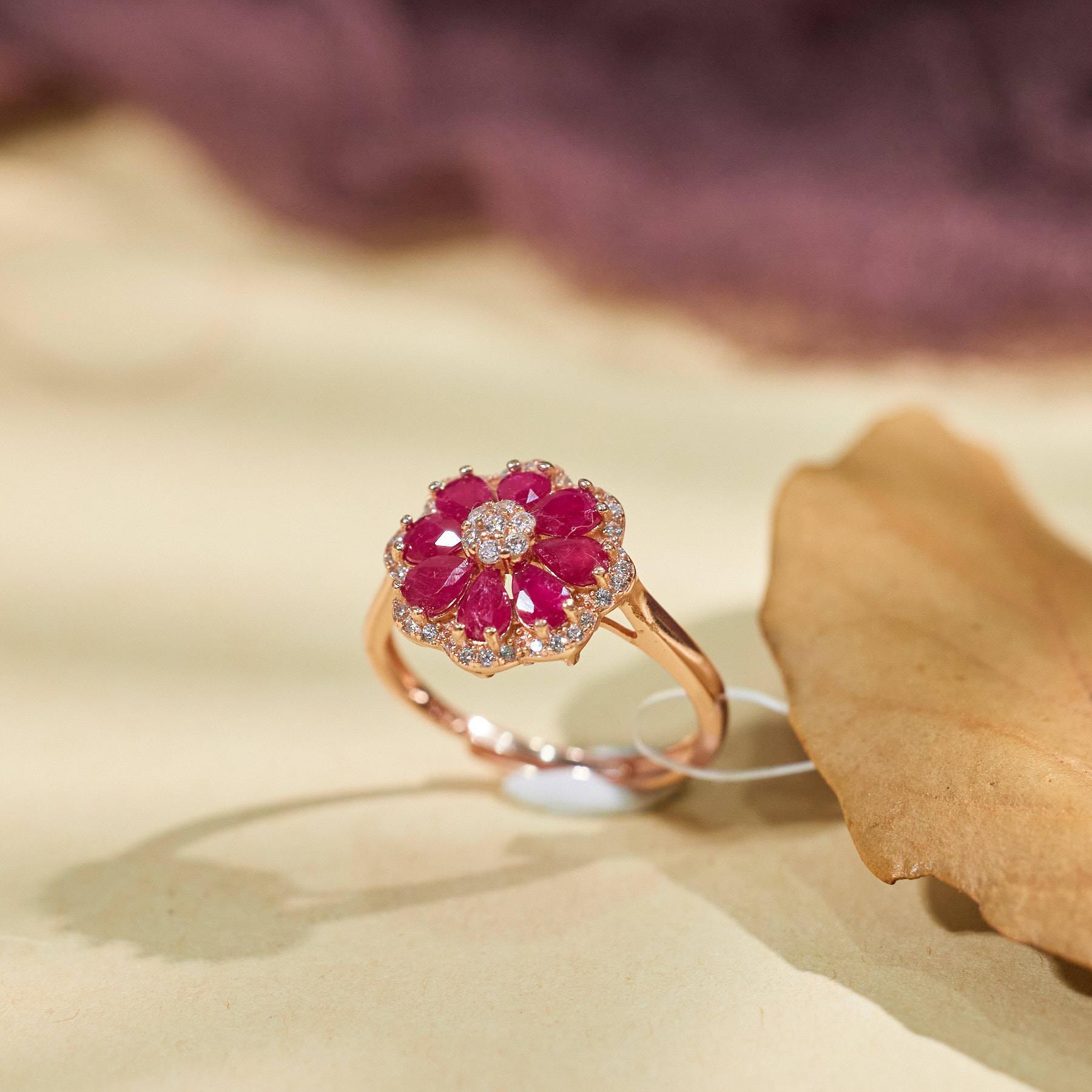 【歪歪】红宝石戒指*S925镶嵌P8243