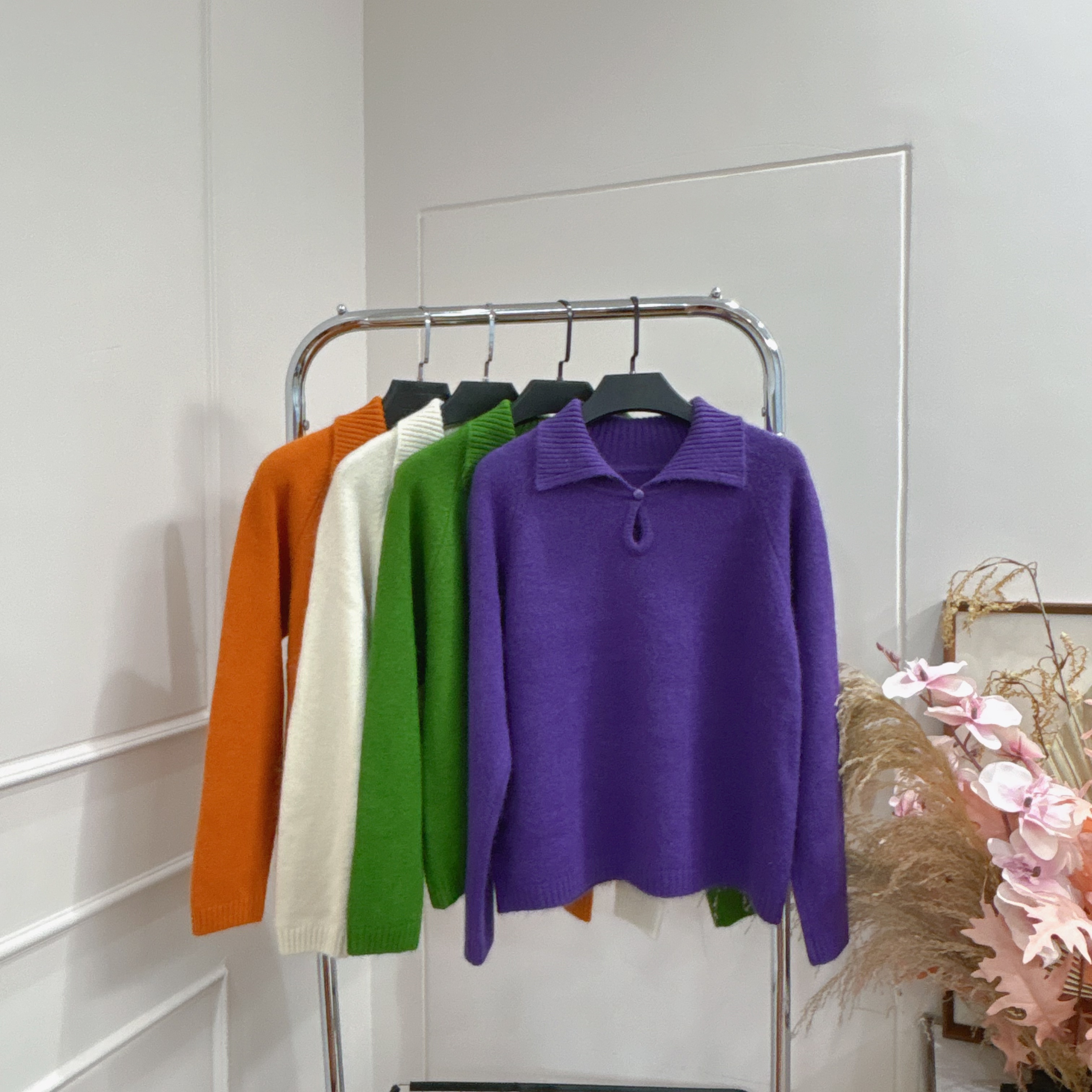 拉夏贝尔/25秋冬季新款时尚百搭通勤简约休闲上衣+裤子 27157 WDJ