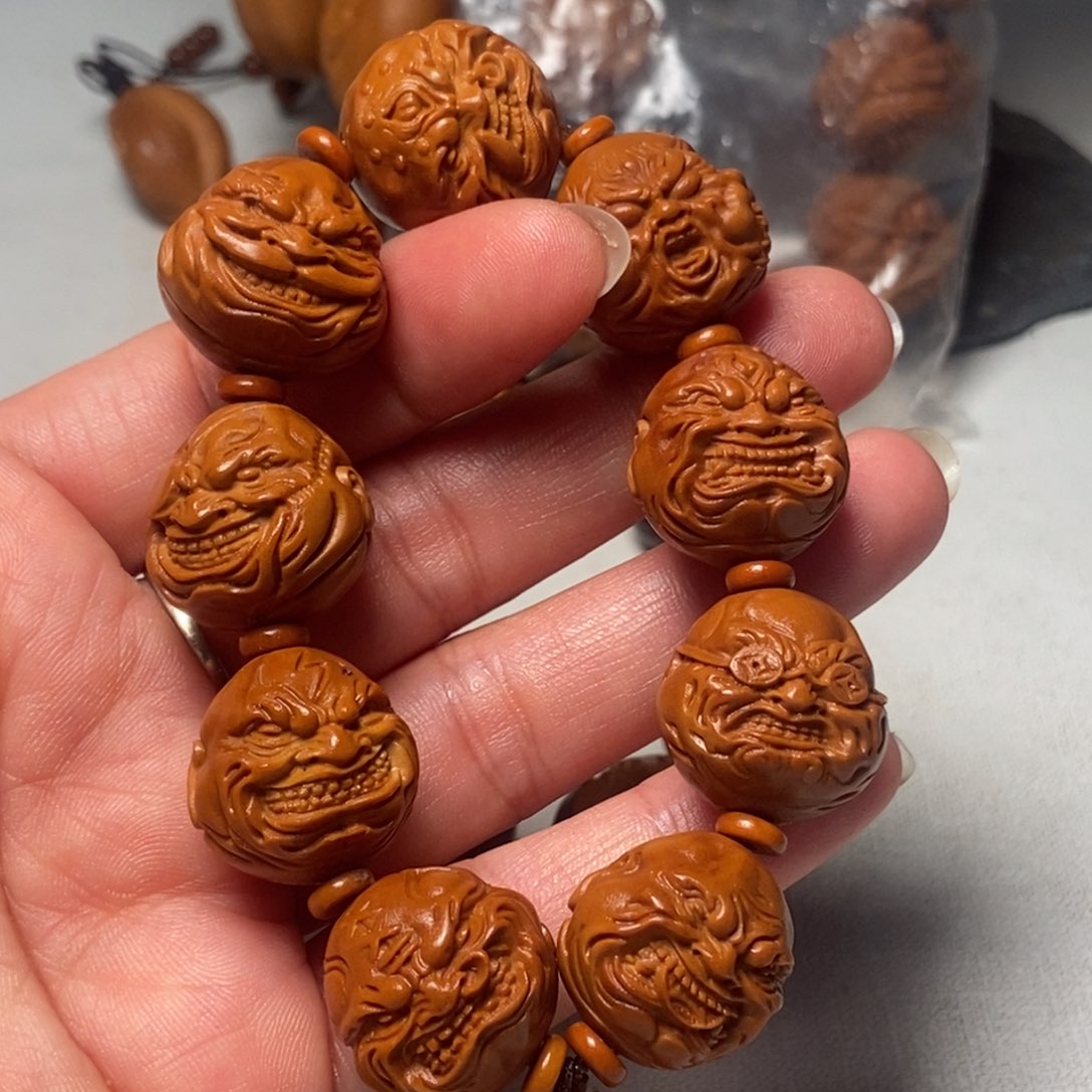 橄榄核手串/手链山鬼恶僧20