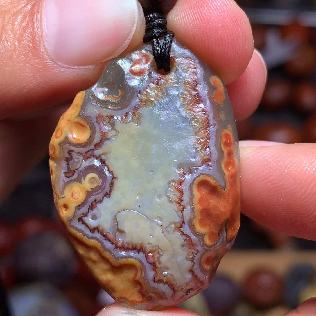 未镶嵌玛瑙/玉髓珠宝半成品