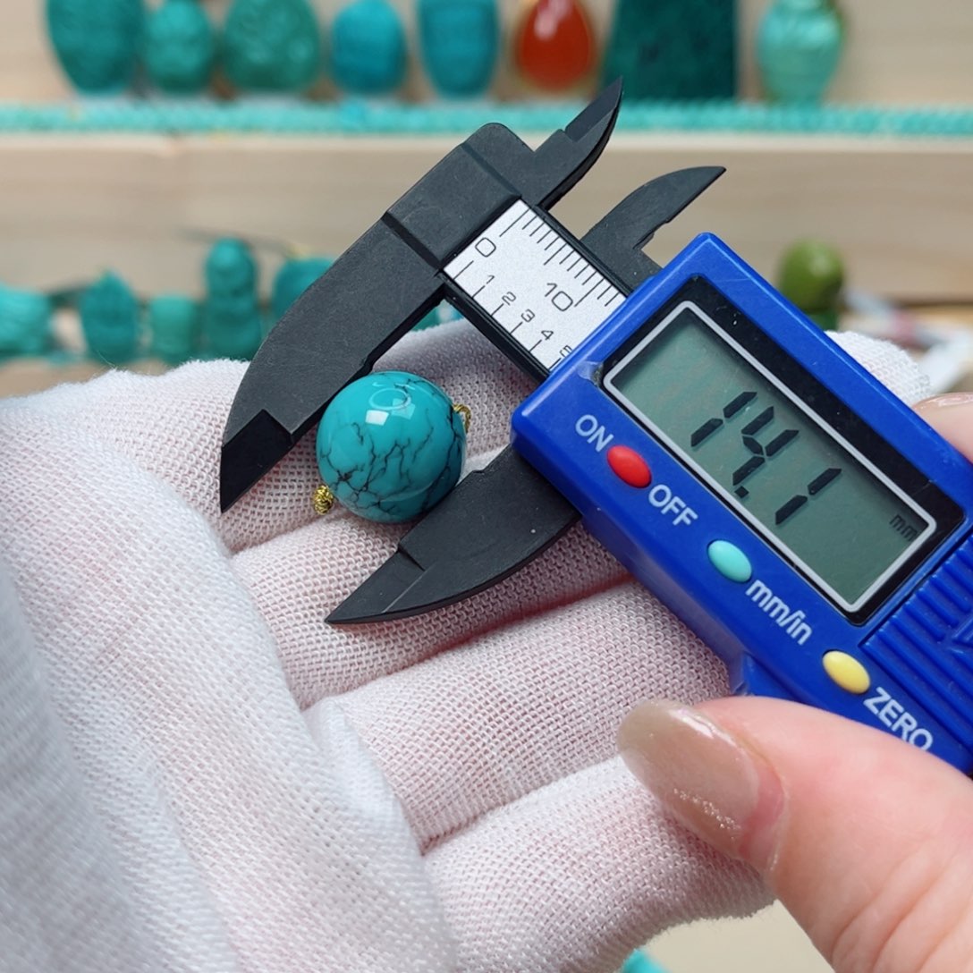 绿松石圆珠未镶嵌