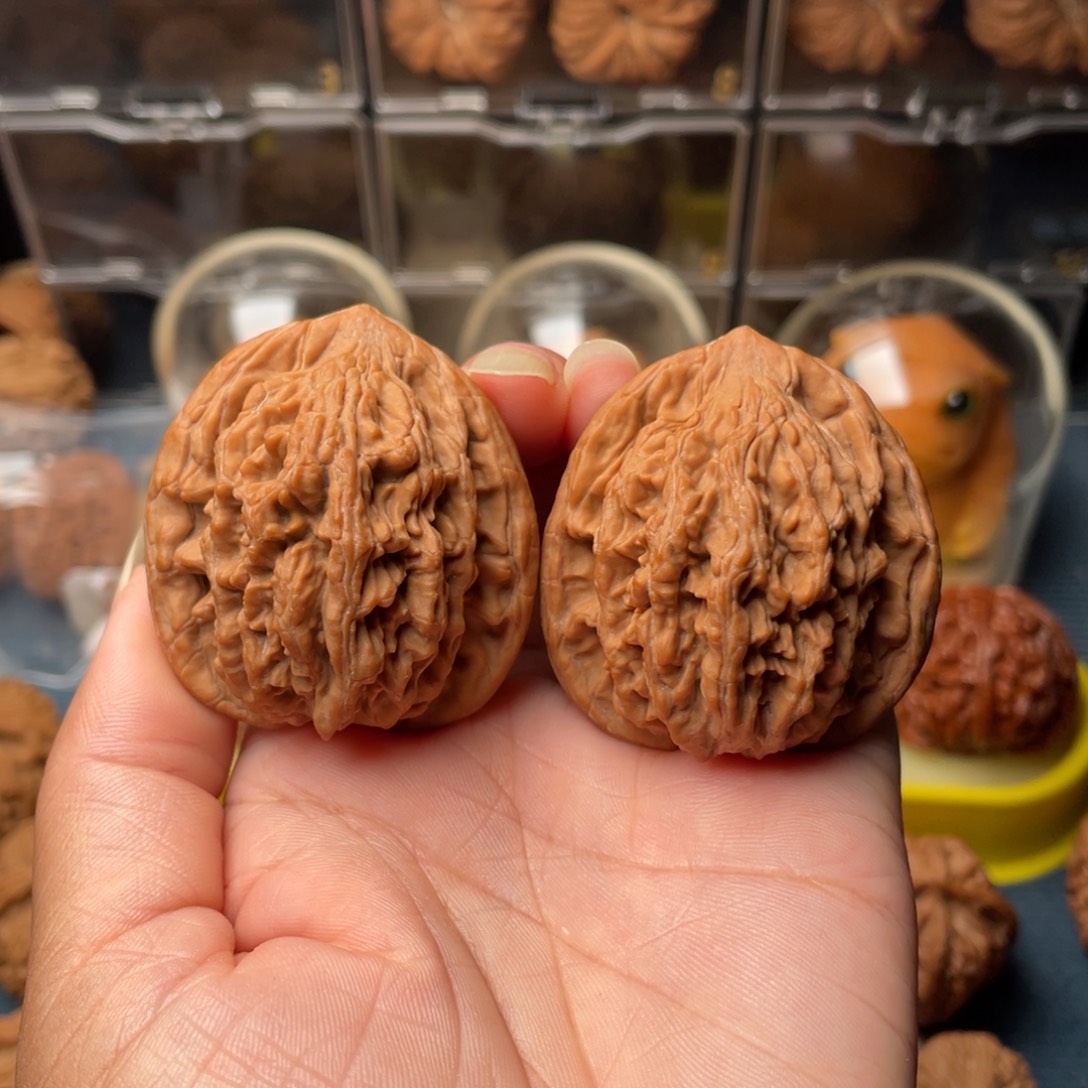 把件文玩核桃43+虎头