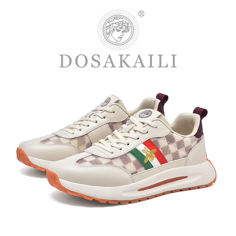 DOSAKAILI【情侣款】透气男鞋轻便软底跑步跑鞋时尚休闲潮鞋DS008