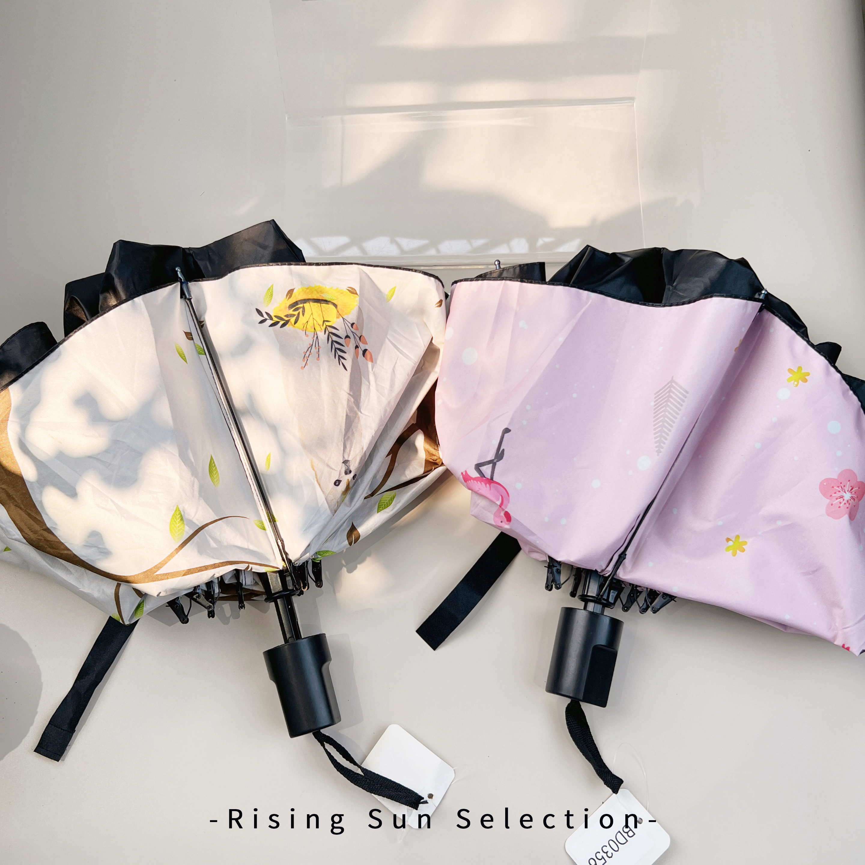 晴雨两用折叠伞(颜色混发)