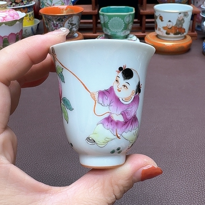 瓷片景德镇仿古手工制作精品展示