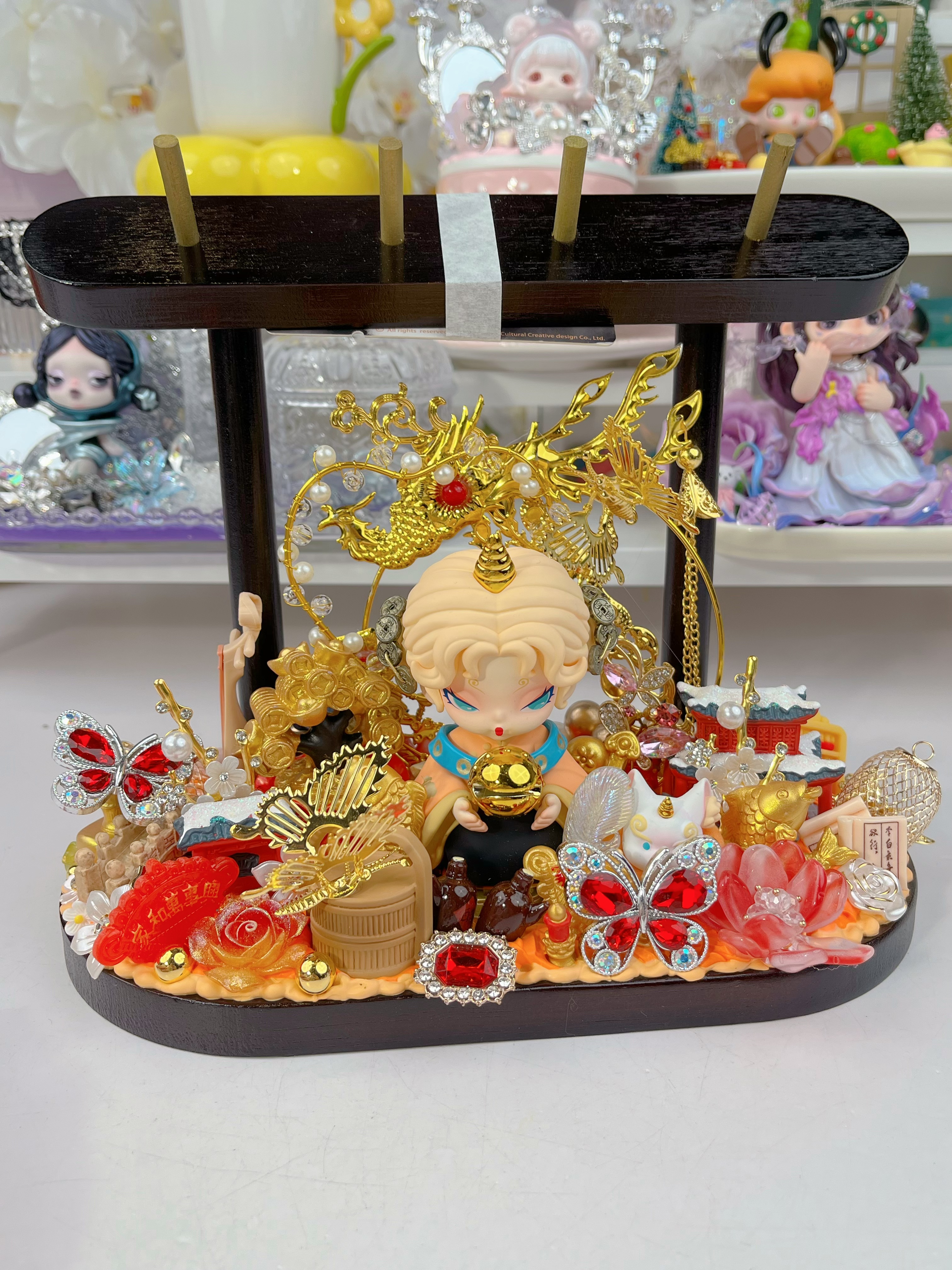 创意手工摆件玄关支架收纳饰品（单个装）摆设