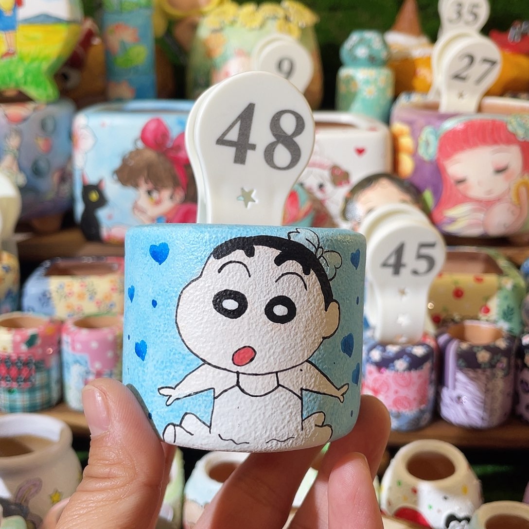 红陶48…..手工手绘