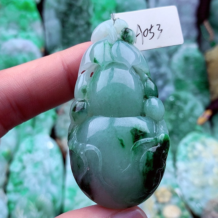 翡翠吊坠(不含链)未镶嵌