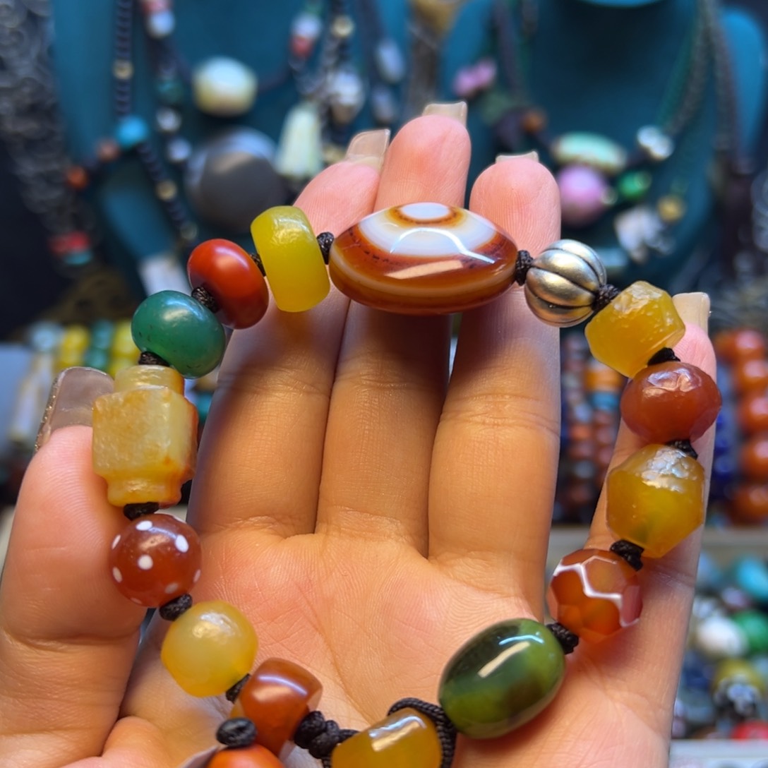 玛瑙/玉髓手链未镶嵌