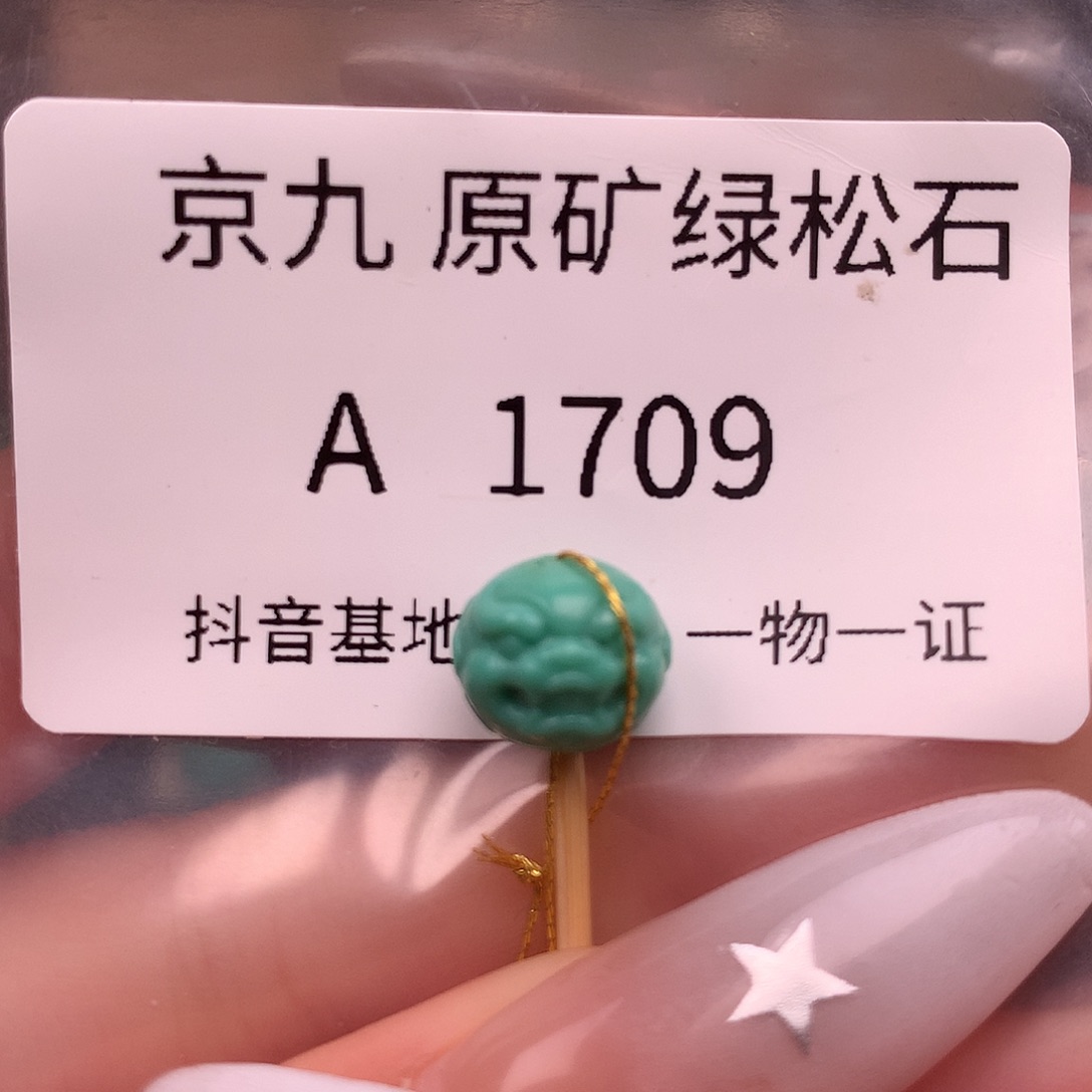 绿松石未镶嵌珠宝奇石9.8✖️8.7