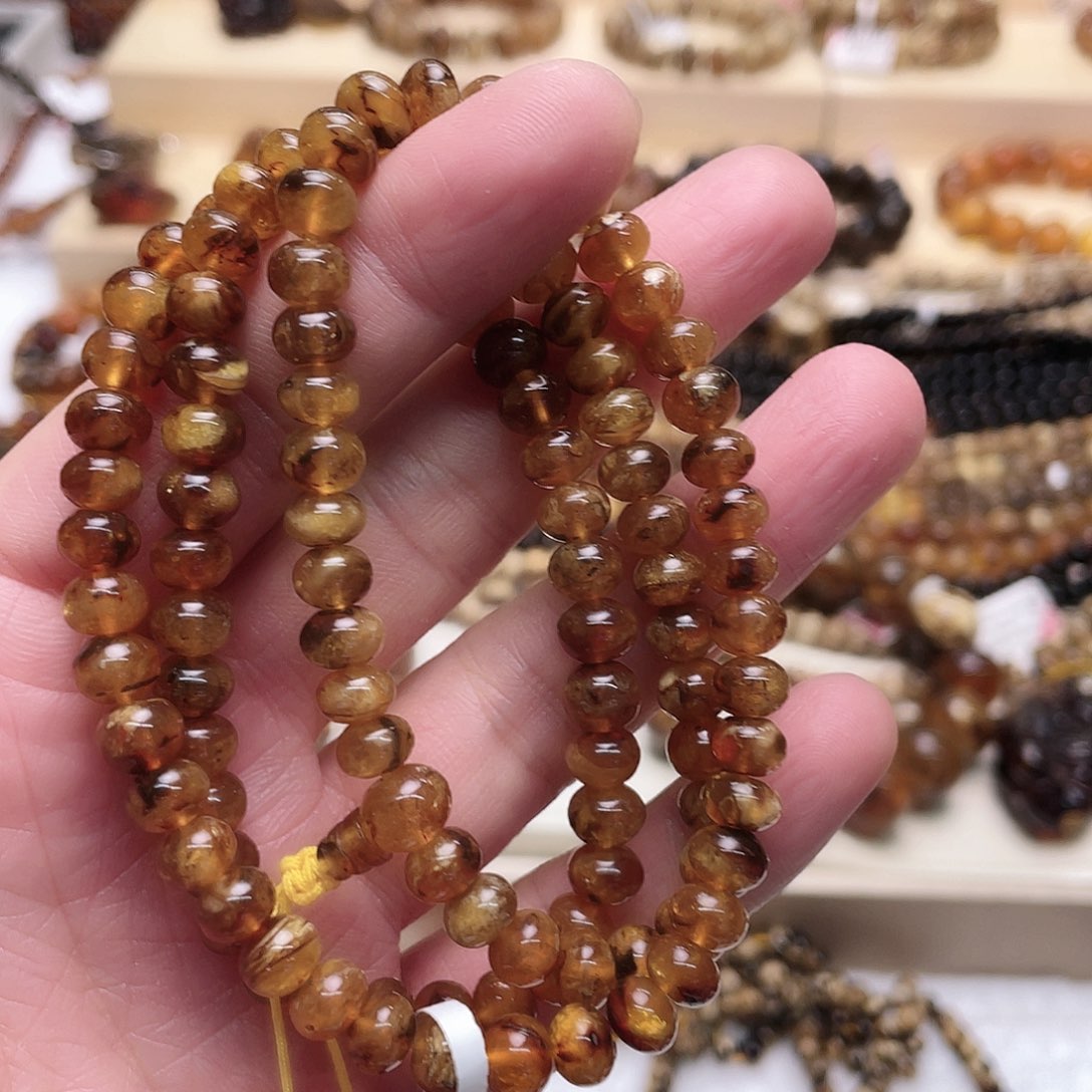 琥珀裸石未镶嵌七20210