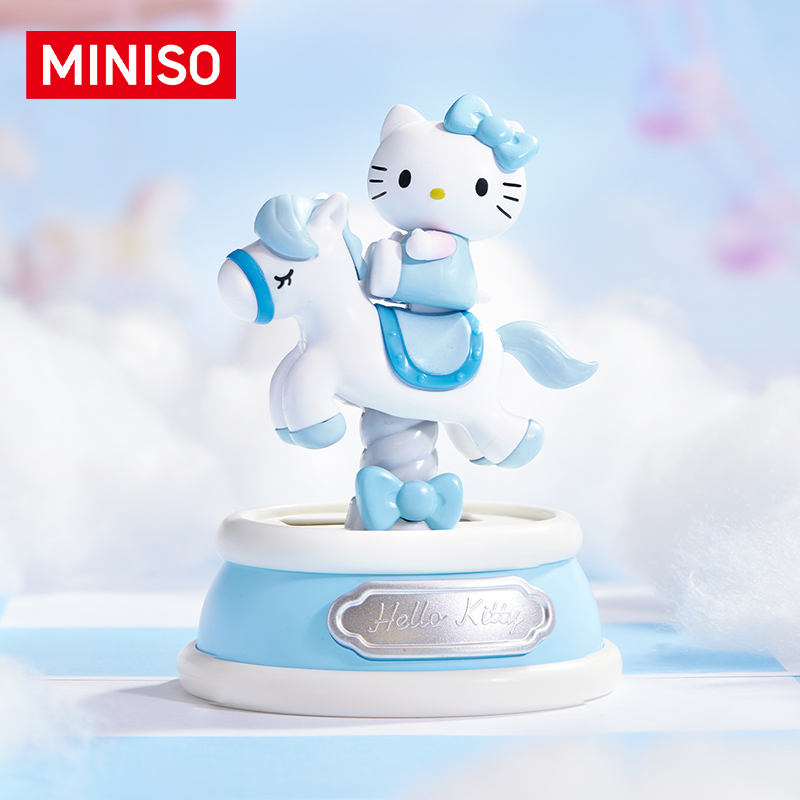 【现货】名创优品HelloKitty款童心小马系列光动乐盲盒可爱摆件送礼