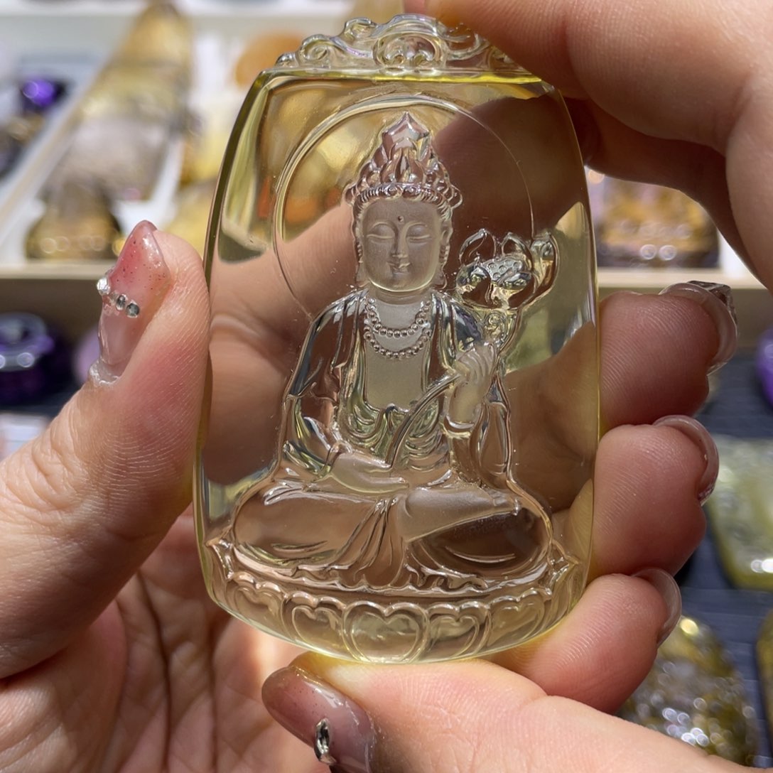 水晶颈饰未镶嵌定制