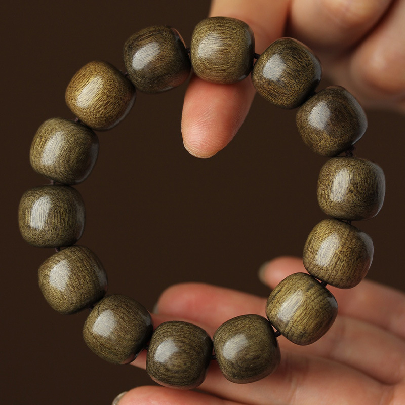 木质手链 正宗阴沉木苹果珠老型珠桶珠手串男女式文玩佛珠文玩