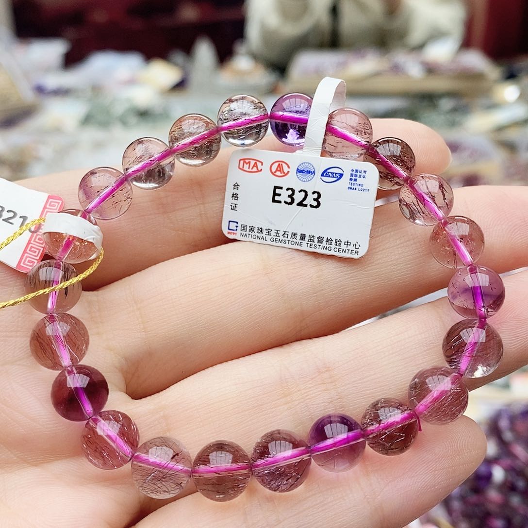 水晶手链未镶嵌E323超七