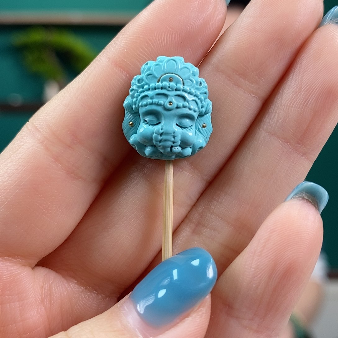 绿松石珠宝奇石未镶嵌