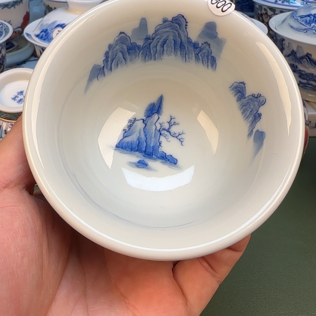 彦祖纯手绘手工茶具300