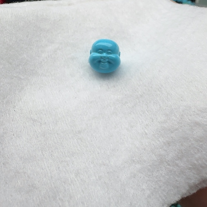 尺寸：12➕蓝笑脸米勒佛头，单珠配珠一颗