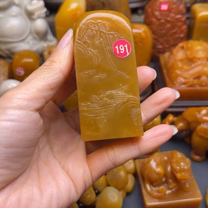 寿山石印石石*题材：工艺品