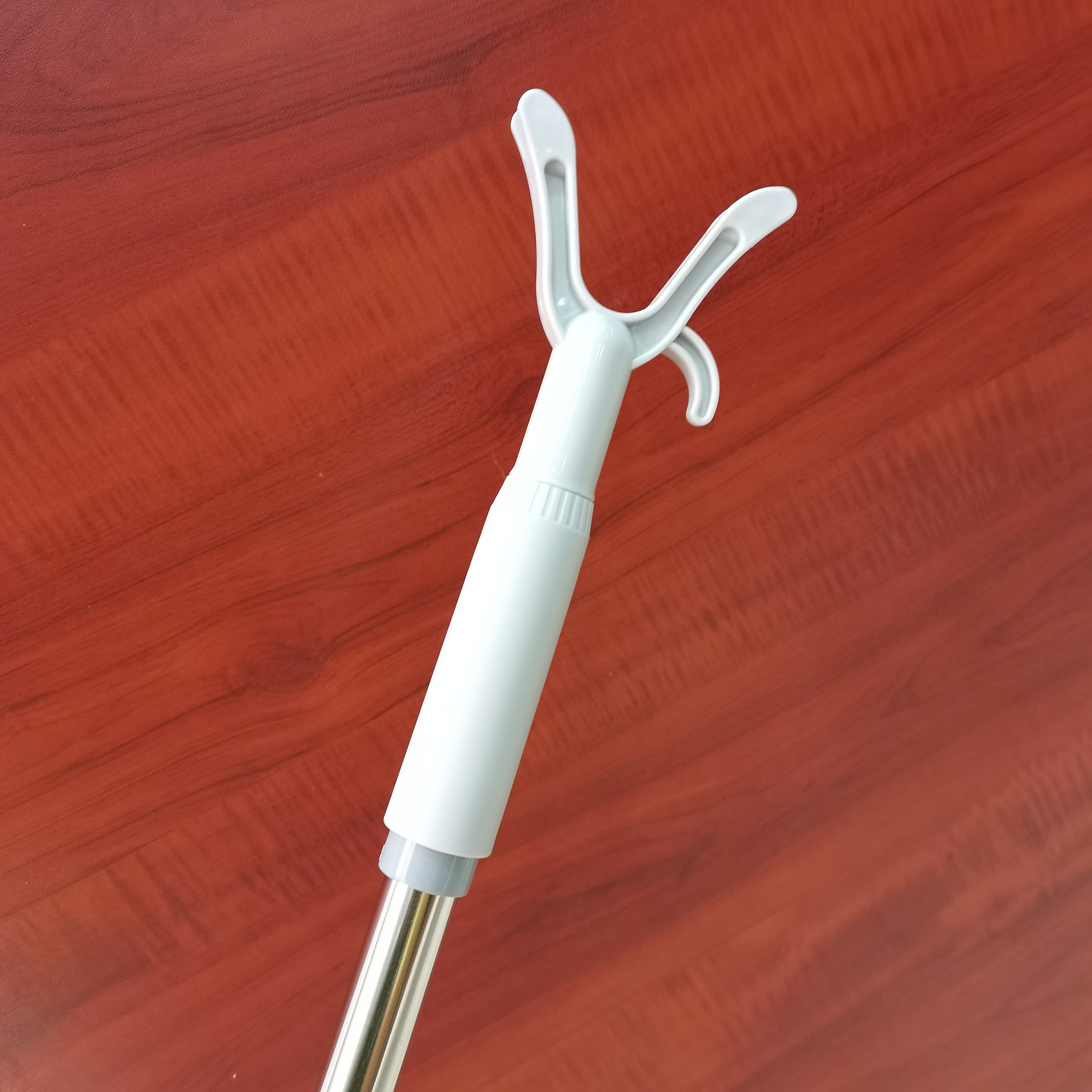 3929不锈钢可伸缩晾衣杆家用阳台晒衣撑衣杆宿舍取衣叉