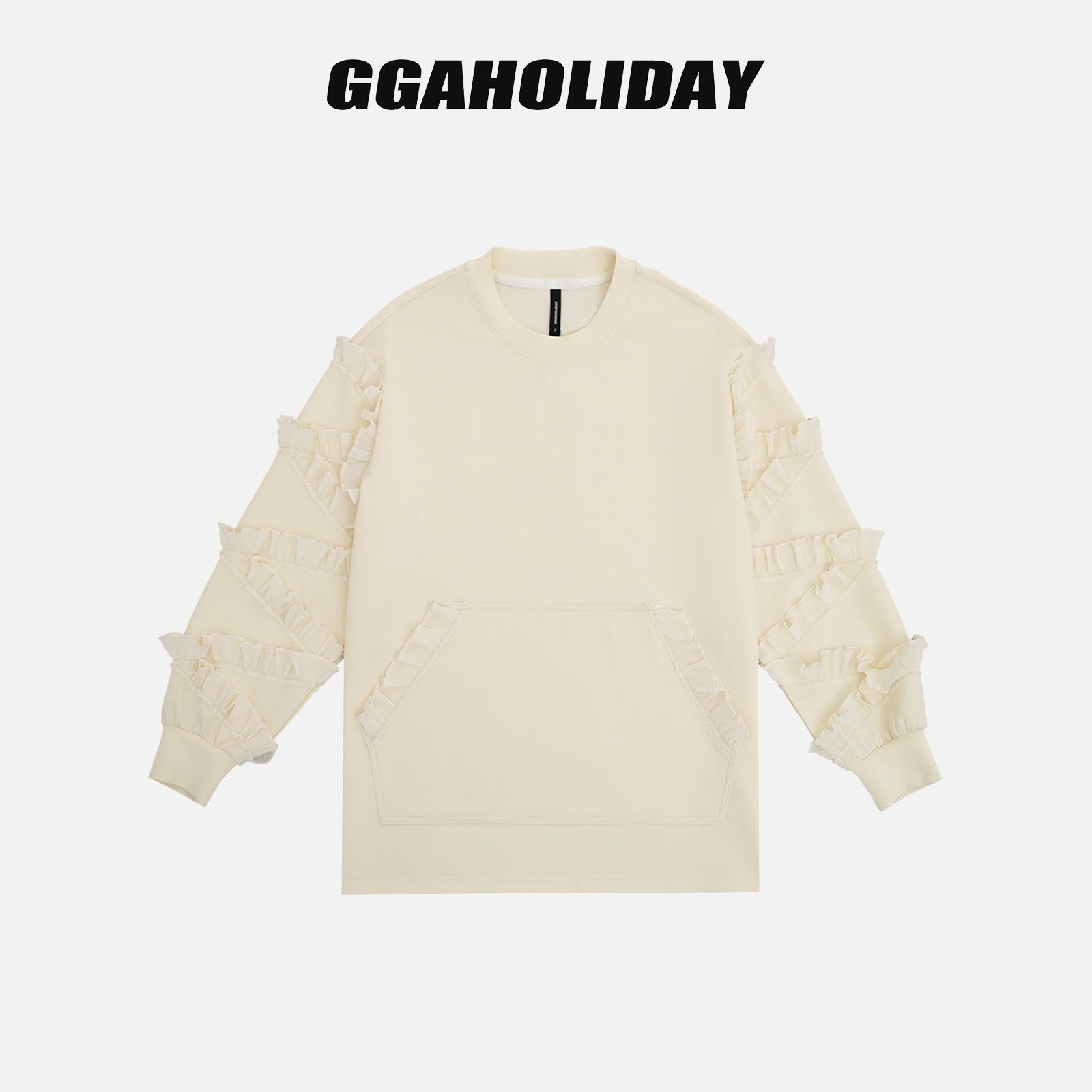 【上新】GGAHOLIDAY秋季时尚宽松潮流慵懒风简约长袖卫衣-153098