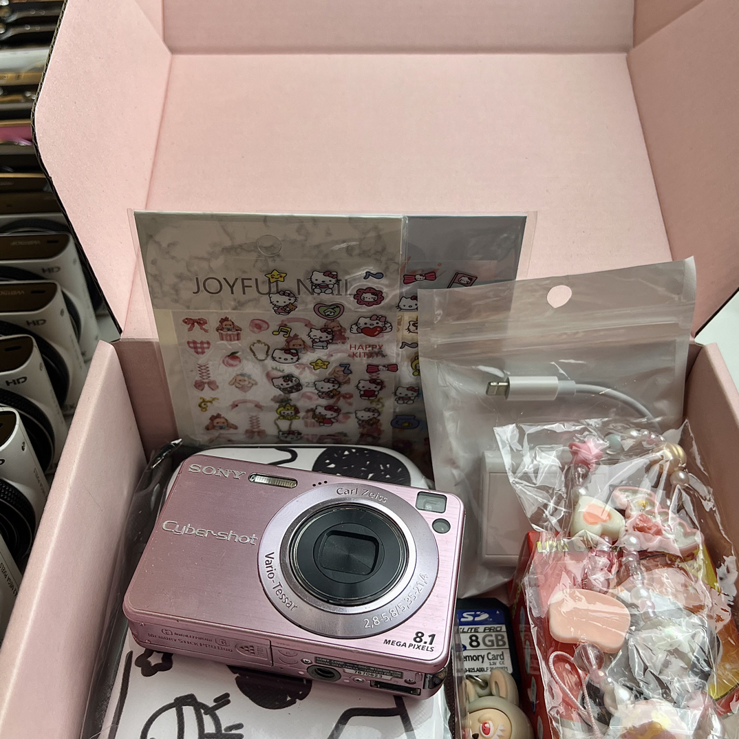 95新 Sony/索尼 W130【多巴胺粉嘟嘟】 奶油肌色彩丰富