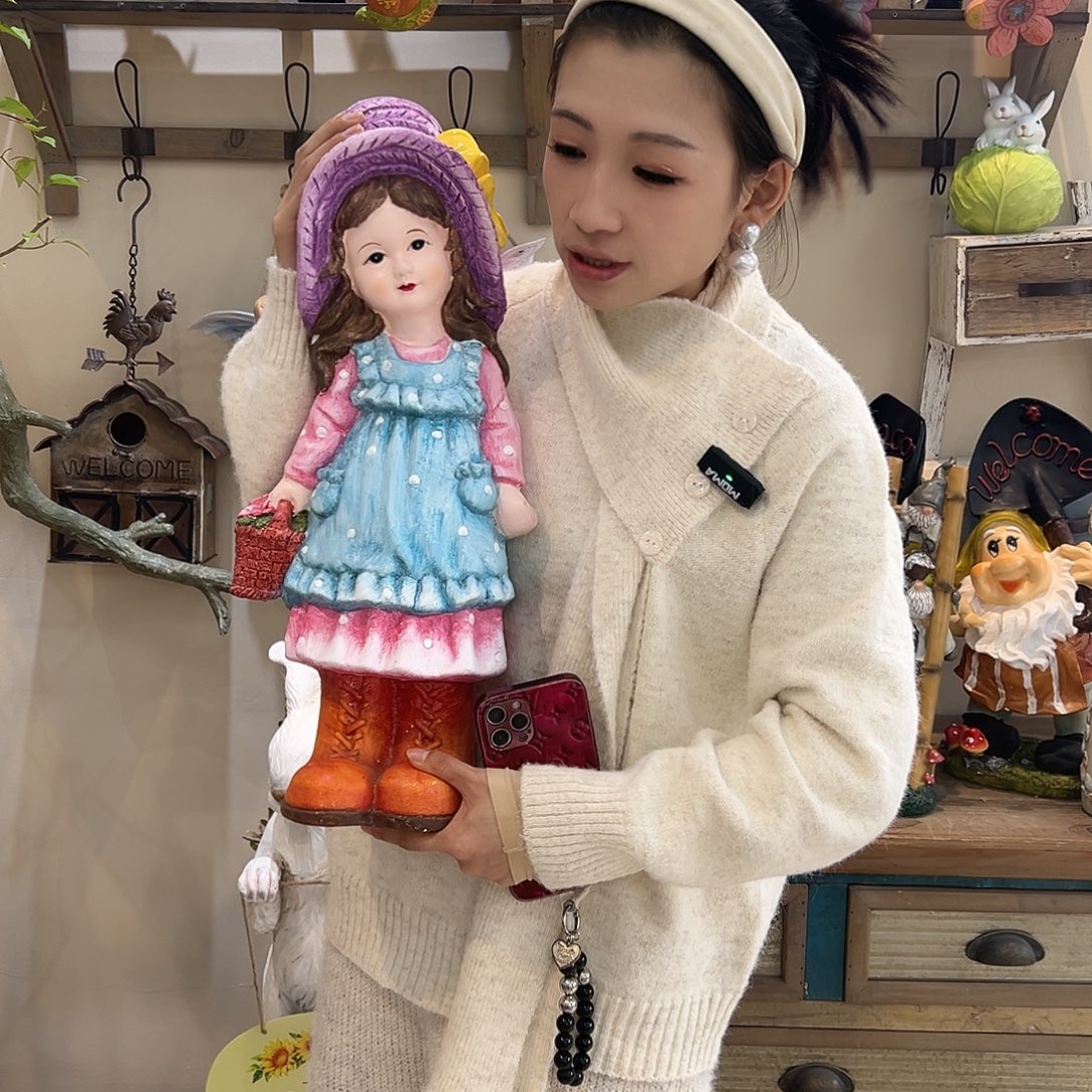 花园摆件红红火火