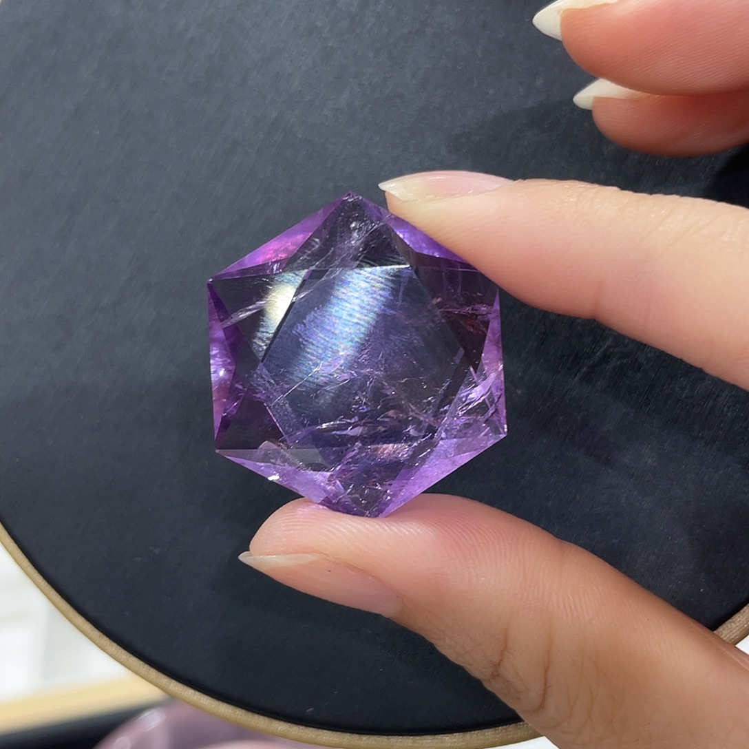 水晶手链未镶嵌紫水晶六芒星