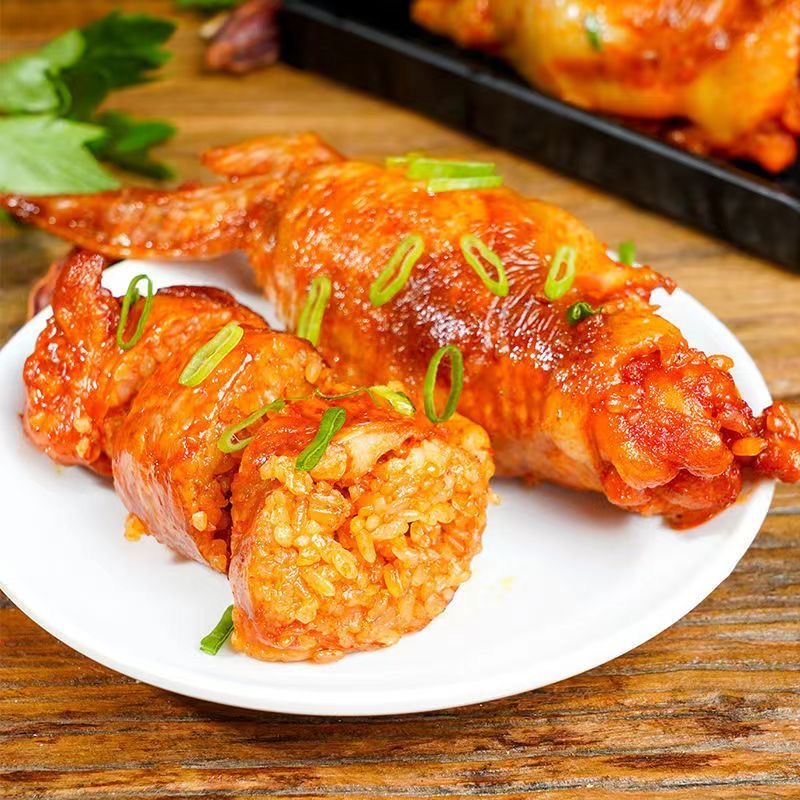  潮汕特色鸡翅包饭