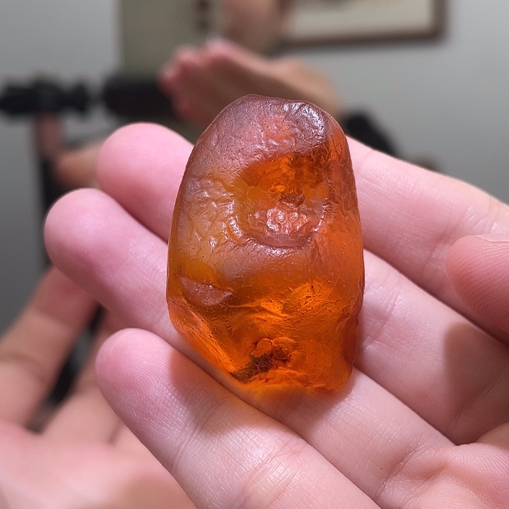 裸石琥珀未镶嵌海漂全皮