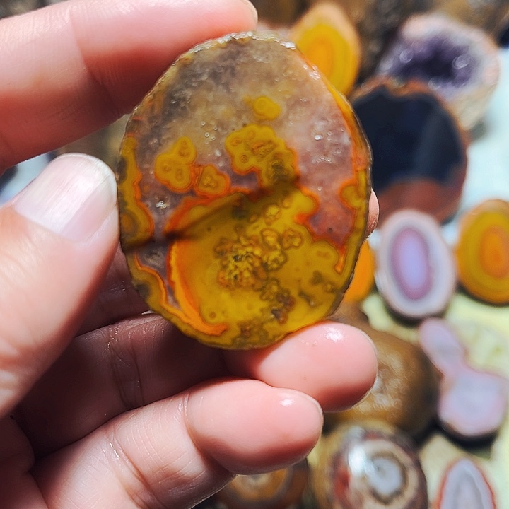 海***岛玛瑙/玉髓未镶嵌珠宝奇石