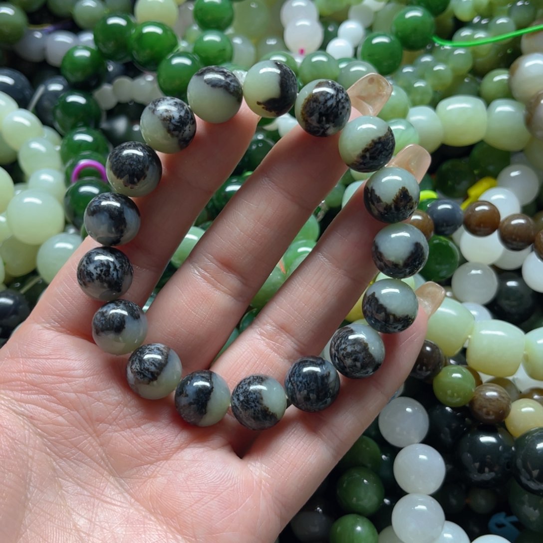 和田玉手链未镶嵌@*杰