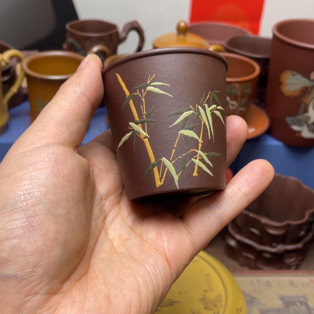 紫砂茶杯紫砂主人杯100cc