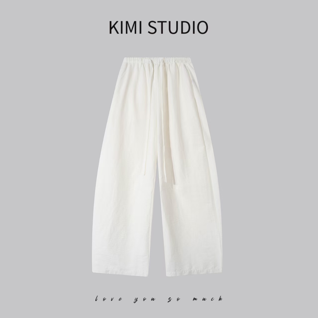 SS251122   夏季肌理感弹力腰弯弯百搭裤