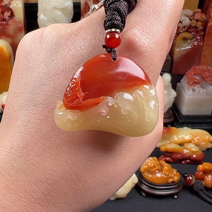 寿山石老性芙蓉石