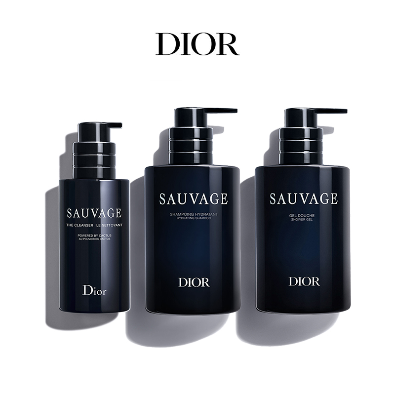 Dior迪奥旷野洁净礼盒 洁面洗发水沐浴露三件套
