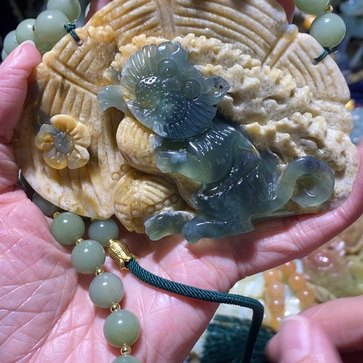 岫玉岫玉吊坠未镶嵌