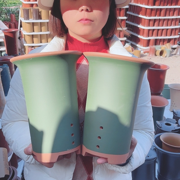 紫砂花盆宜兴紫砂精品花盆 