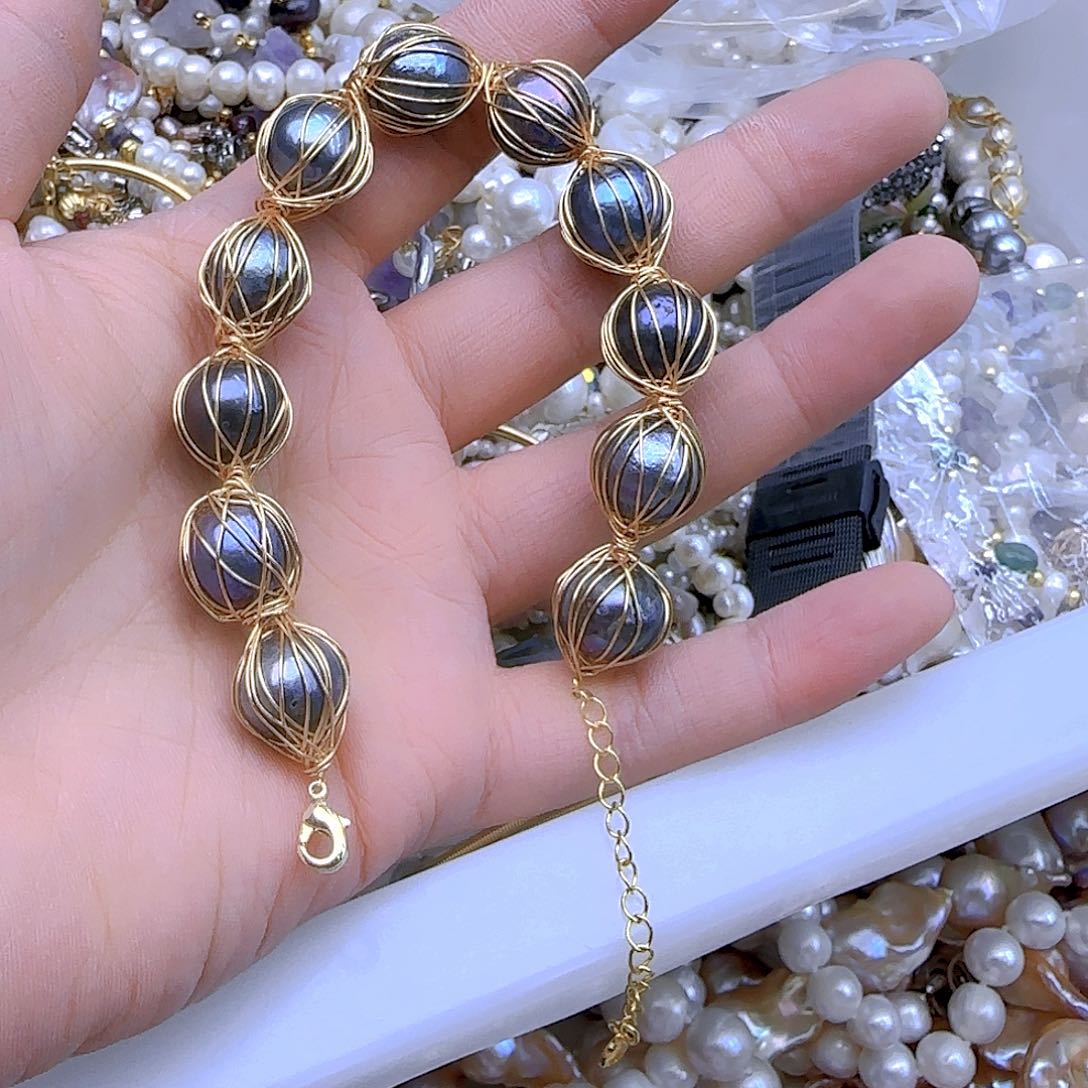 未镶嵌项链定制473淡水珍珠