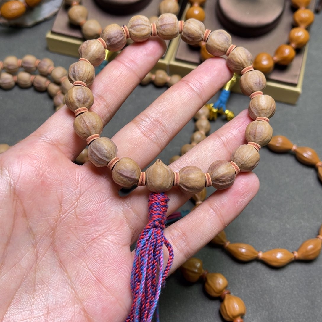 橄榄核手串/手链12紫皮蜜桃