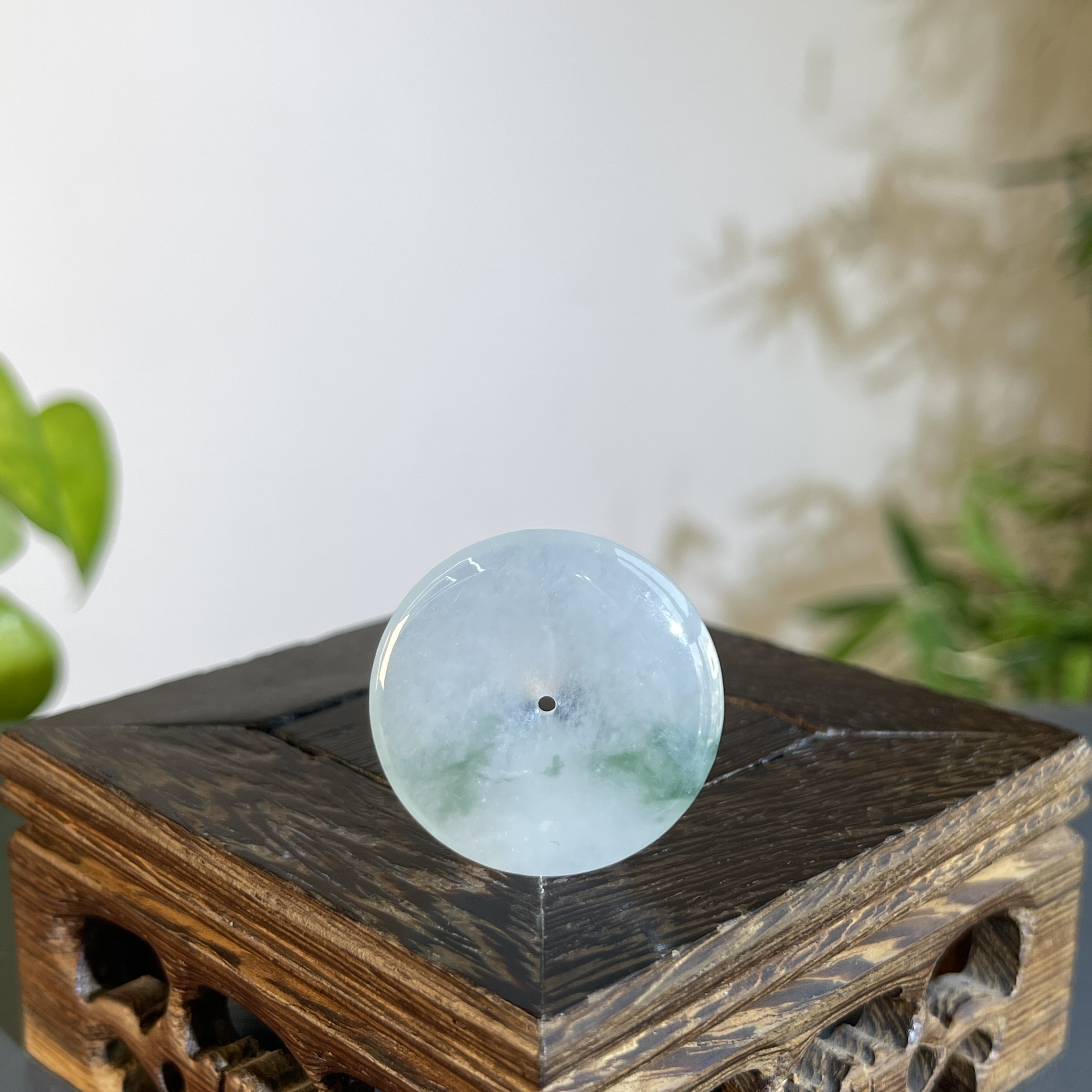 JXW15-105 天然缅甸A货翡翠 平安扣