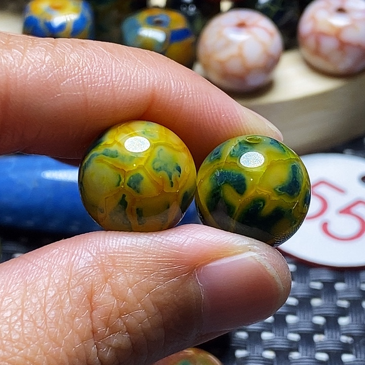 茄***子玛瑙/玉髓未镶嵌颈饰