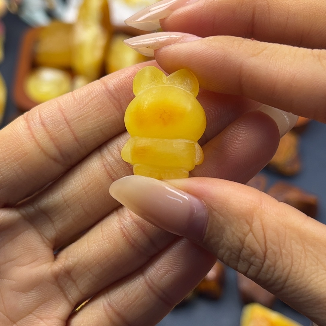 定制琥珀未镶嵌蜜蜡定制