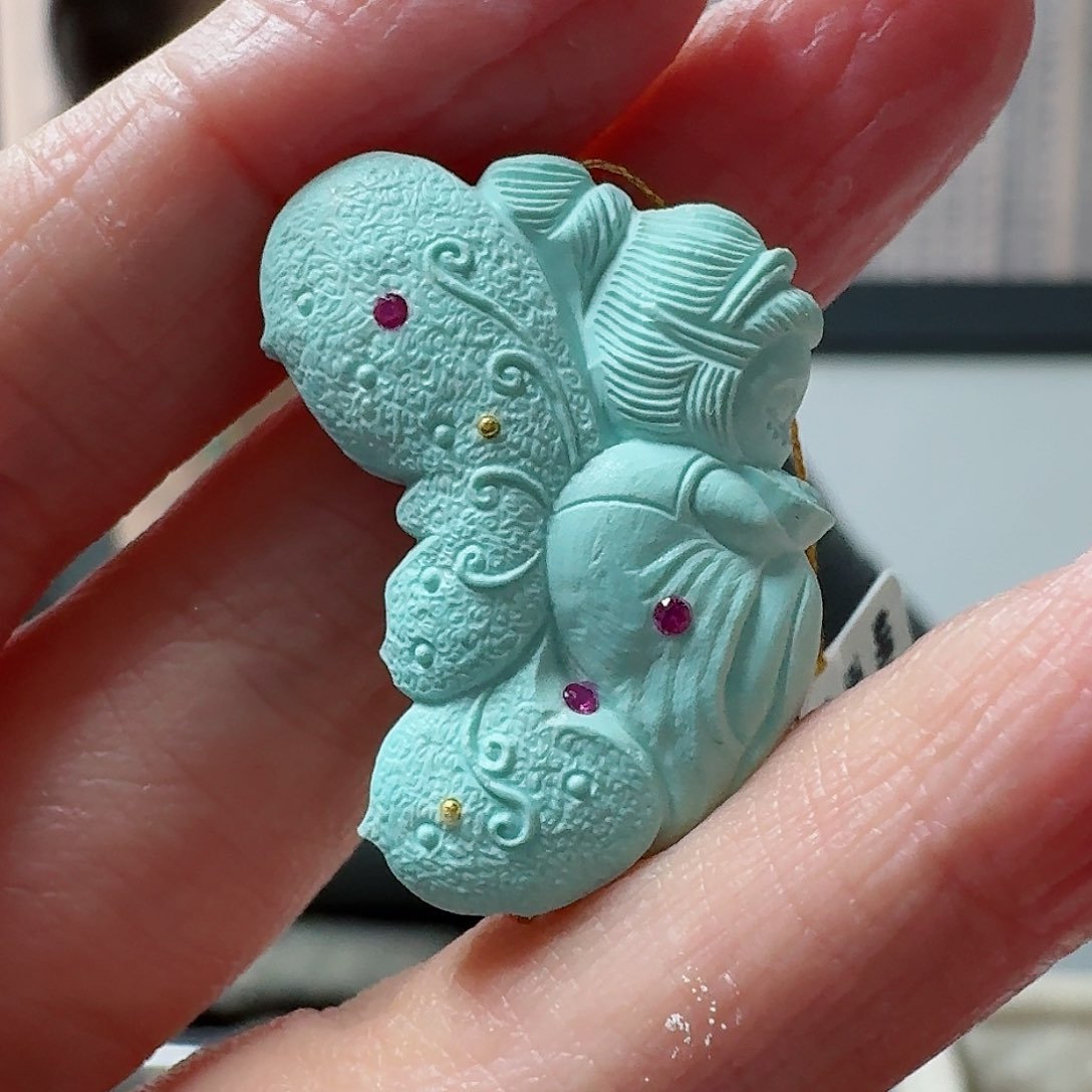 绿松石珠宝奇石未镶嵌