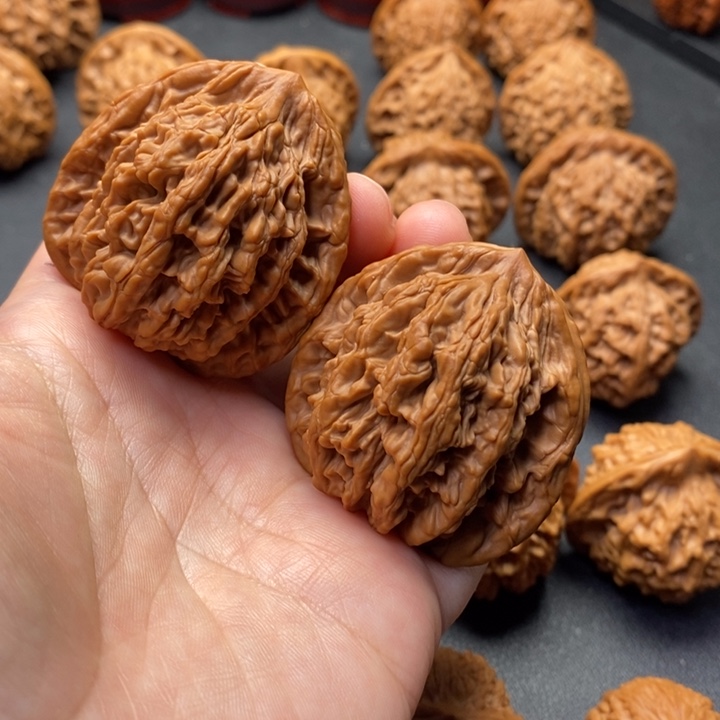 把件文玩核桃44尺蓟县山地虎头