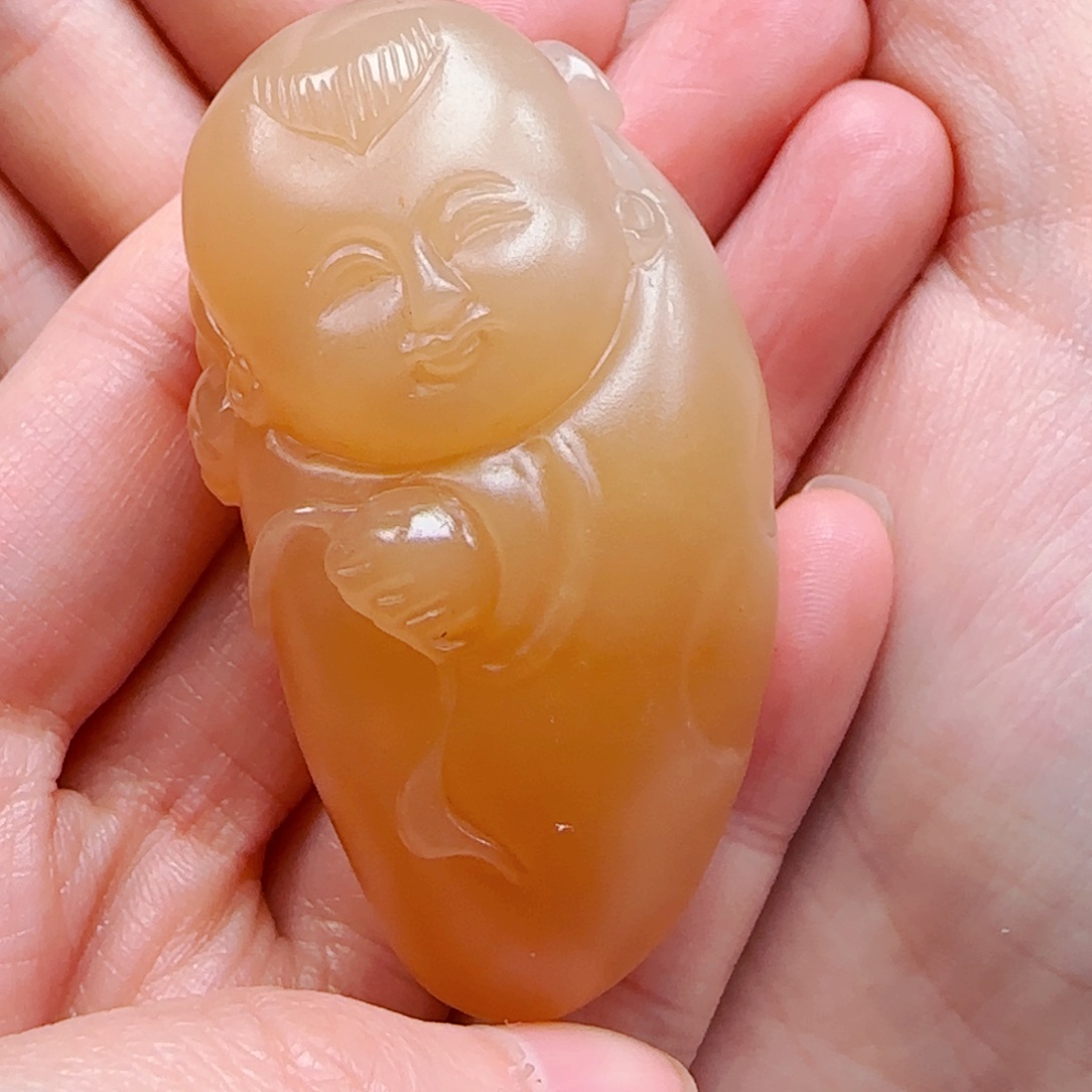 石英质玉（黄龙玉）1未镶嵌