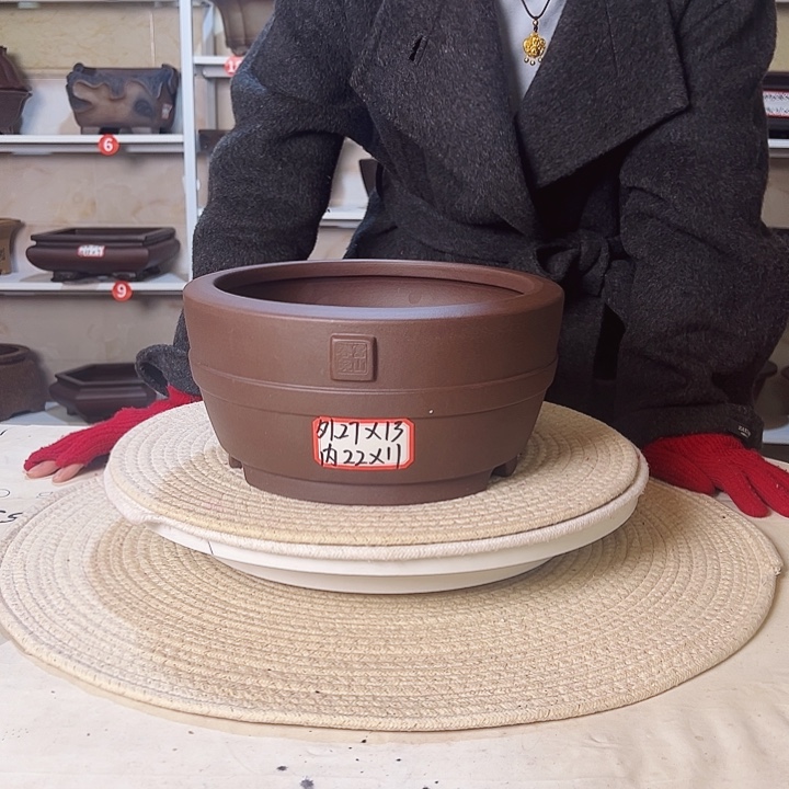 紫砂花盆紫砂花盆