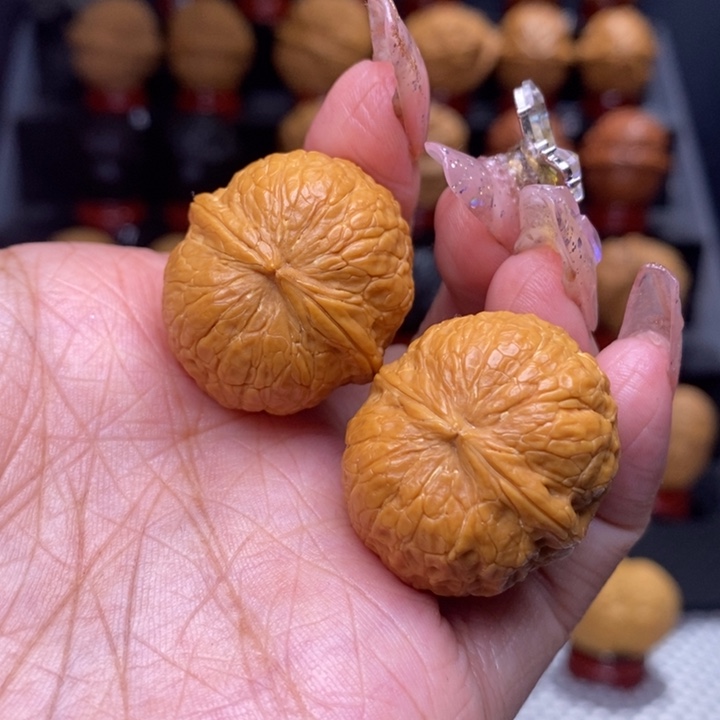 文玩核桃把件小金豆22号29尺