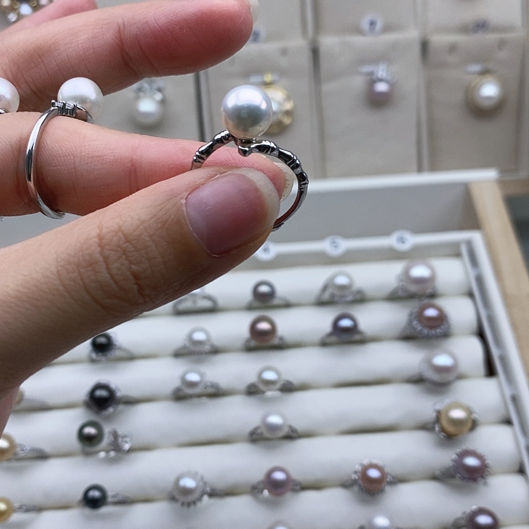 小***宋淡水珍珠未镶嵌戒指