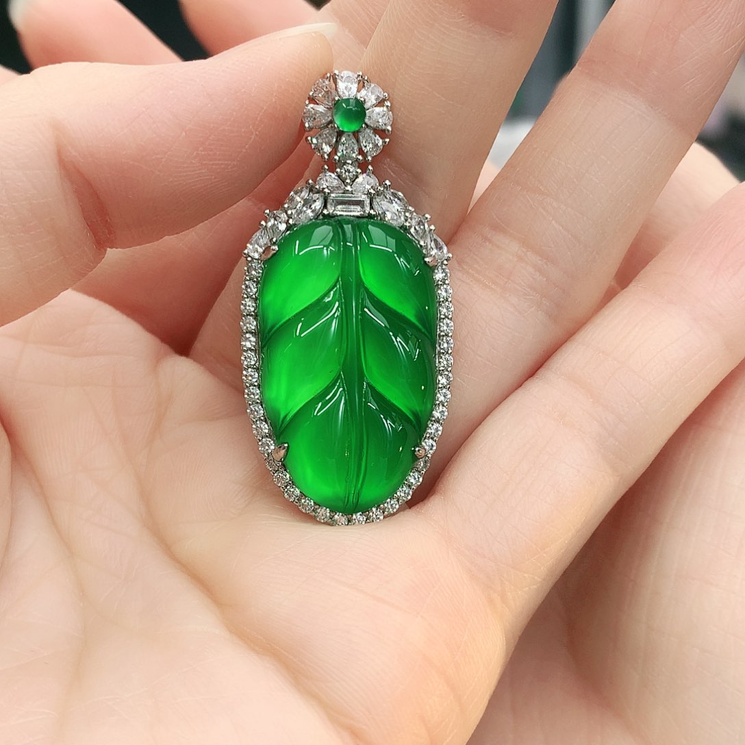 银S925镶嵌吊坠玛瑙/玉髓